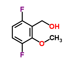 3,6-Difluoro-2-methoxybenzyl alcohol结构式