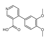 4-(3,4-dimethoxyphenyl)pyridine-3-carboxylic acid Structure