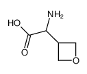 2-氨基-2-(氧杂环丁烷-3-基)乙酸结构式