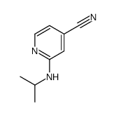 2-(isopropylamino)isonicotinonitrile结构式