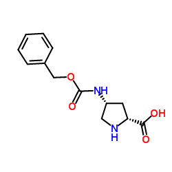 (4R)-4-{[(Benzyloxy)carbonyl]amino}-D-proline Structure