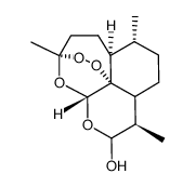 双氢青蒿素(α和β异构体的混合物)结构式