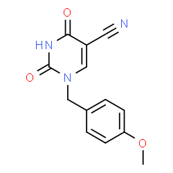 1-(4-Methoxybenzyl)-2,4-dioxo-1,2,3,4-tetrahydro-5-pyrimidinecarbonitrile picture