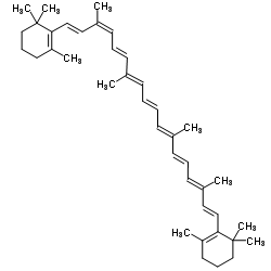 (9Z)-β-胡萝卜素结构式