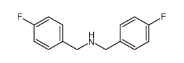 Bis(4-fluorobenzyl)amine Structure