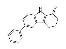 6-phenyl-1-keto-1,2,3,4-tetrahydrocarbazole结构式