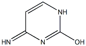 2-Pyrimidinol, 1,4-dihydro-4-imino-, (Z)- (9CI) structure