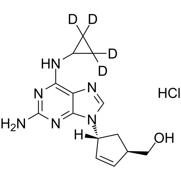 trans-Abacavir-d4 hydrochloride Structure