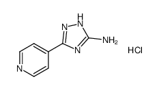 5-amino-3-(pyridin-4-yl)-1,2,4-triazole hydrochloride结构式