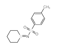 4-methyl-N-(thian-1-ylidene)benzenesulfonamide结构式
