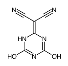 2-(4,6-dioxo-1,3,5-triazinan-2-ylidene)propanedinitrile结构式