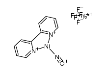 [Ni(NO)(2,2'-bipyridine)][PF6] Structure