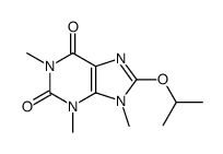 1,3,9-trimethyl-8-propan-2-yloxypurine-2,6-dione结构式