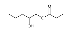 Propionic acid 2-hydroxy-pentyl ester Structure