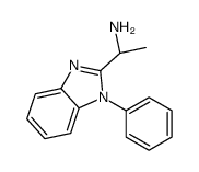 (1R)-1-(1-phenylbenzimidazol-2-yl)ethanamine Structure