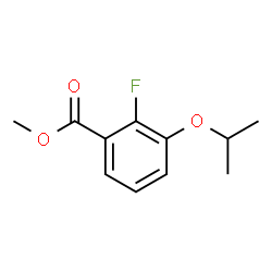 2-Fluoro-3-(1-methylethoxy)-benzoic acid methyl ester Structure