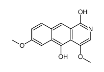5-hydroxy-4,7-dimethoxy-2H-benzo[g]isoquinolin-1-one结构式