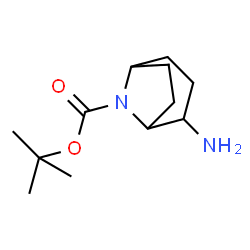 endo-8-boc-8-azabicyclo[3.2.1]octan-2-amine Structure
