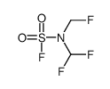 N-(difluoromethyl)-N-(fluoromethyl)sulfamoyl fluoride结构式
