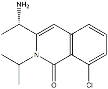 (S)-3-(1-aminoethyl)-8-chloro-2-isopropylisoquinolin-1(2H)-one Structure