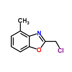 2-(Chloromethyl)-4-methyl-1,3-benzoxazole Structure