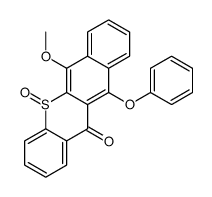 6-methoxy-5-oxo-11-phenoxybenzo[b]thioxanthen-12-one结构式