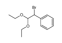 2-bromo-2-phenylacetaldehyde diethyl acetal Structure