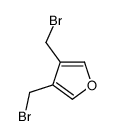 3,4-bis(bromomethyl)furan结构式