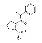 N-2-phenylpropionyl-L-proline Structure