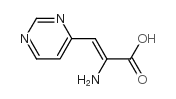 2-Propenoicacid,2-amino-3-(4-pyrimidinyl)-,(Z)-(9CI)结构式