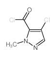 4-chloro-2-methylpyrazole-3-carbonyl chloride Structure
