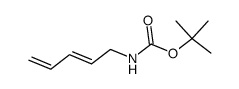 Carbamic acid, 2,4-pentadienyl-, 1,1-dimethylethyl ester, (E)- (9CI) Structure