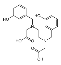 2-[2-[carboxymethyl-[(3-hydroxyphenyl)methyl]amino]ethyl-[(3-hydroxyphenyl)methyl]amino]acetic acid结构式