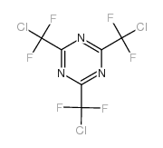 2,4,6-tris(chlorodifluoromethyl)-1,3,5-triazine structure