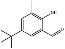 Benzaldehyde,5-(1,1-dimethylethyl)-2-hydroxy-3-methyl- Structure