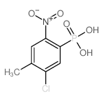 Phosphonic acid,(5-chloro-4-methyl-2-nitrophenyl)- (9CI)结构式