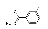 m-bromobenzoic acid Na-salt结构式
