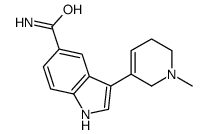 3-(1-Methyl-1,2,5,6-tetrahydro-3-pyridinyl)-1H-indole-5-carboxami de结构式