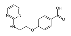 4-[2-(pyrimidin-2-ylamino)ethoxy]benzoic acid Structure