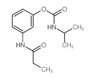 [3-(propanoylamino)phenyl] N-propan-2-ylcarbamate结构式
