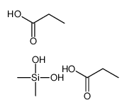 dihydroxy(dimethyl)silane,propanoic acid Structure