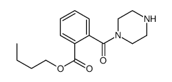 butyl 2-(piperazine-1-carbonyl)benzoate Structure