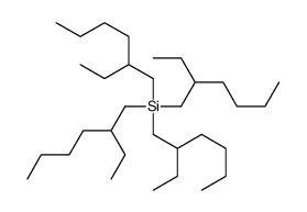 tetrakis(2-ethylhexyl)silane Structure