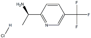 (R)-1-(5-(TRIFLUOROMETHYL)PYRIDIN-2-YL)ETHANAMINE HYDROCHLORIDE结构式