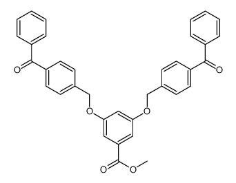 methyl 3,5-bis[(4-benzoylphenyl)methoxy]benzoate结构式