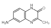 2(1H)-Quinoxalinone,6-amino-3-methyl-(9CI) structure