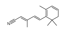 (2E,4E)-3-Methyl-5-(2,6,6-triMethyl-1,3-cyclohexadien-1-yl)-2,4-pentadienenitrile structure