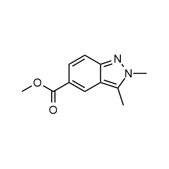 Methyl 2,3-dimethyl-2H-indazole-5-carboxylate Structure