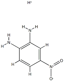 o-Phenylenediamine,4-nitro-,conjugate monoacid (8CI)结构式