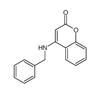 4-Benzylamino-chromen-2-one Structure